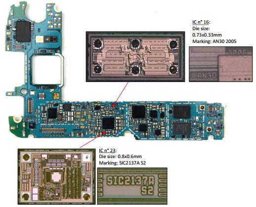 三星Galaxy S6拆解和關(guān)鍵器件物理分析