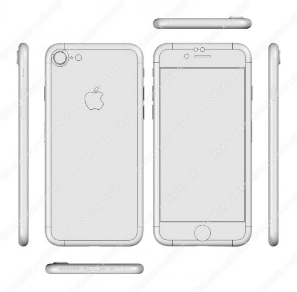 iPhone 7/7 Plus設(shè)計(jì)圖泄露