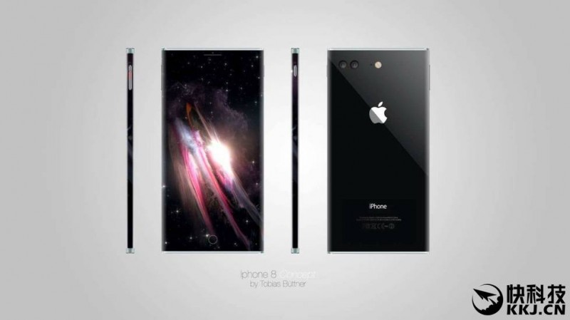 最酷的iPhone 8設(shè)計(jì):方正造型 OLED無邊框