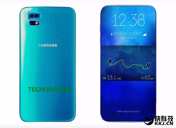 三星Galaxy S8概念圖出爐:無邊框+正面指紋識(shí)別