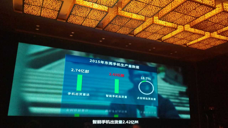 2015年?yáng)|莞手機(jī)制造占全球18.7% 力促集成電路走向國(guó)際合作