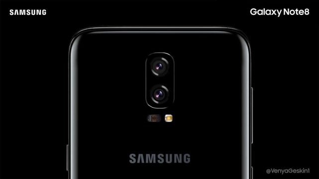 三星Note 8原機(jī)型設(shè)計(jì)圖曝光 前面板屏占比逆天
