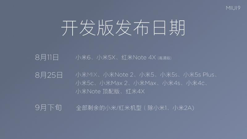 小米發(fā)布全新MIUI9系統(tǒng)，全球用戶突破2.8億
