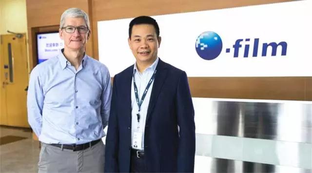 蘋果CEO庫(kù)克來(lái)訪 點(diǎn)贊歐菲科技攝像頭技術(shù)