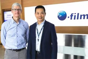 蘋果CEO庫(kù)克來(lái)訪 點(diǎn)贊歐菲科技攝像頭技術(shù)