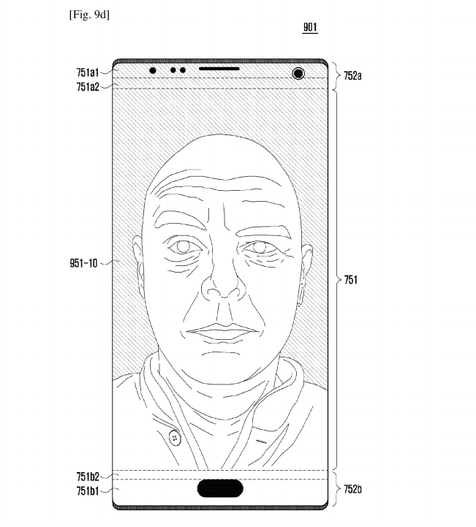 三星新專(zhuān)利可解決iPhone X的“劉海”問(wèn)題:屏上直接開(kāi)孔