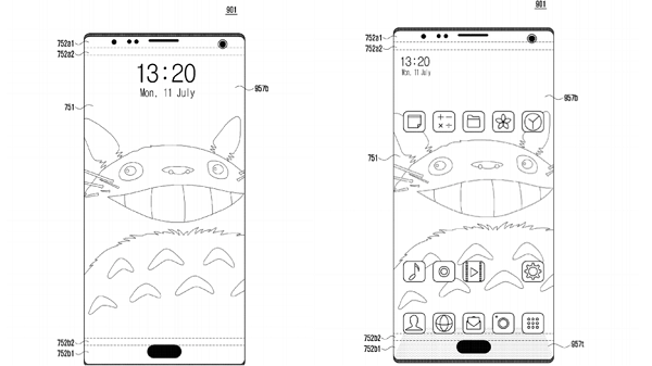 三星新專(zhuān)利可解決iPhone X的“劉海”問(wèn)題:屏上直接開(kāi)孔