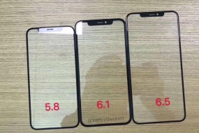 2018款iPhone前面板曝光：你能看出OLED和LCD面板的差別嗎