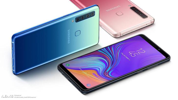 三星Galaxy A9s四攝手機再曝:極光漸變,三種配色
