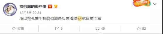 挖孔屏手機暫時僅支持后置指紋識別？