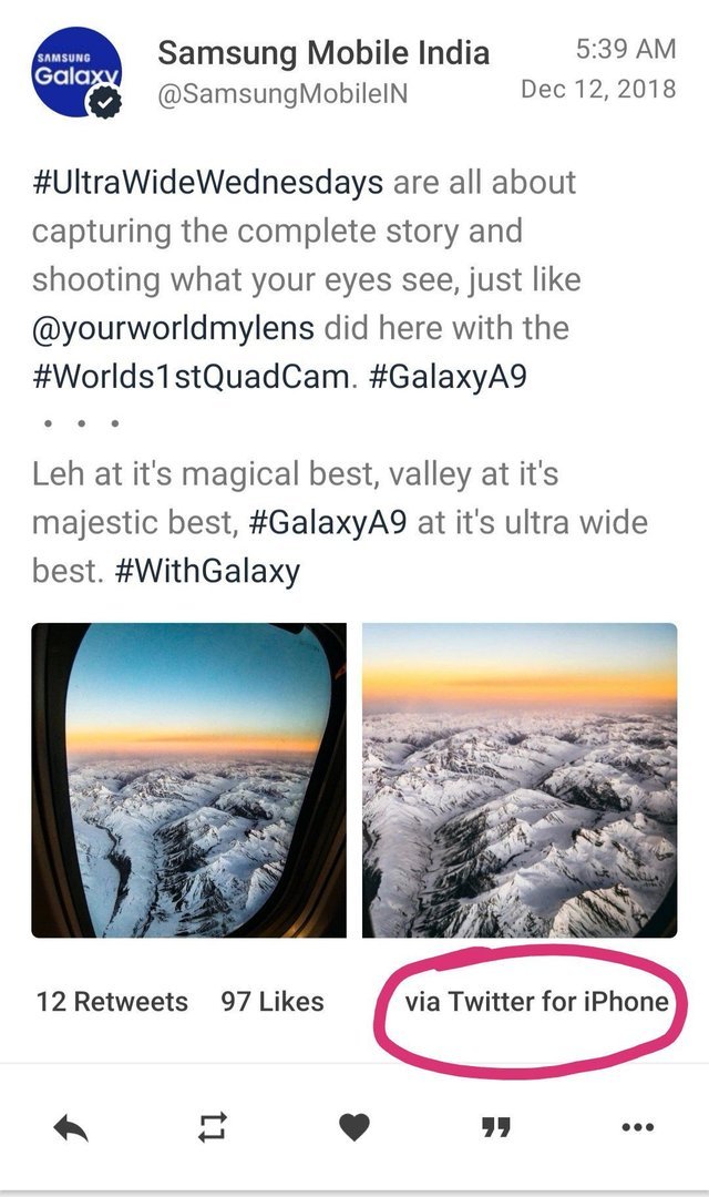 尷尬了!曝三星社交團(tuán)隊(duì)用蘋果iPhone推廣Note 9