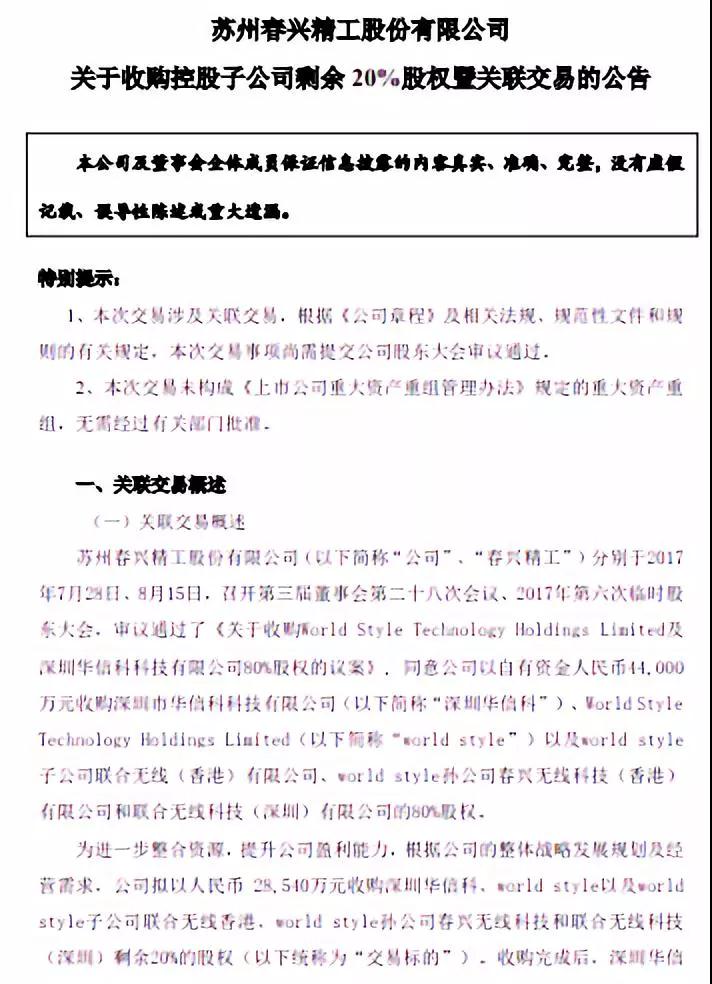 春興精工：2018年凈利4054.17萬元，同比增長111.29%