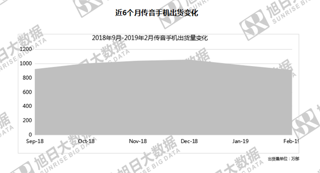傳音手機(jī)全球市場(chǎng)表現(xiàn)(2019年2月)