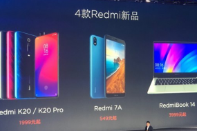 Redmi K20系列正式發(fā)布，紅米7A 549元起