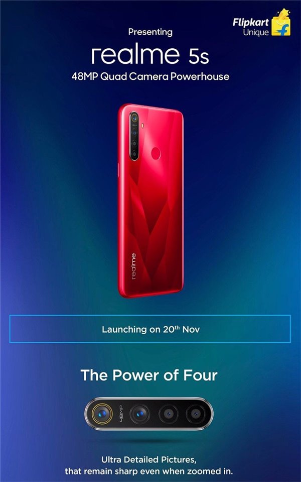 Realme 5s確認(rèn)搭載驍龍665處理器，5000mAh電池