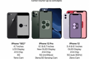 2020年新iPhone全面曝光：共5款 399美元起