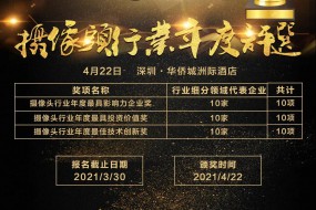 2020年攝像頭行業(yè)三大獎年度評選火熱投票中！