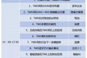 議程更新||2021 TWS產(chǎn)業(yè)投資峰會(huì)暨渠道盛宴