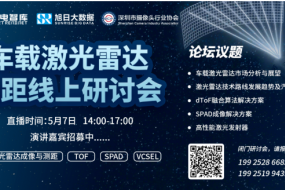 【活動(dòng)】5月7日車載激光雷達(dá)測(cè)距線上研討會(huì)